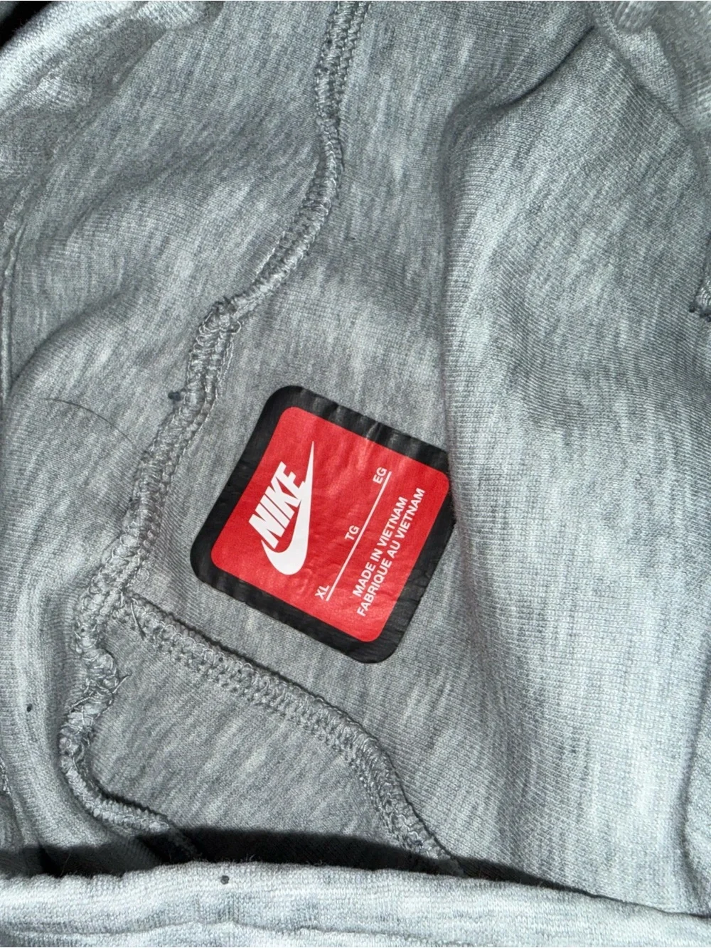 Nike Kids' Gray Fleece Jogger Pants